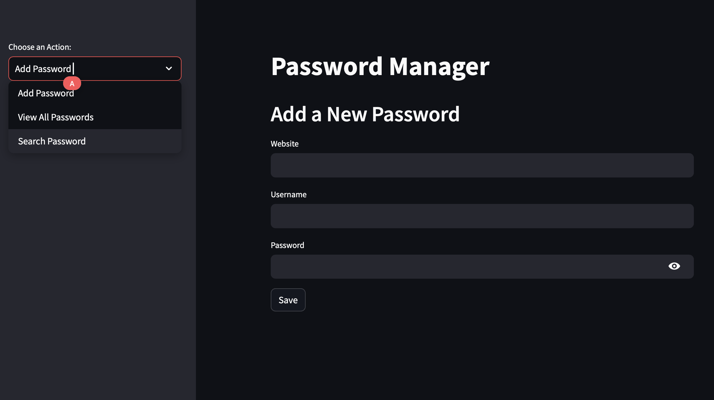 Password Manager